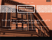 Tablet Screenshot of islamsf.org